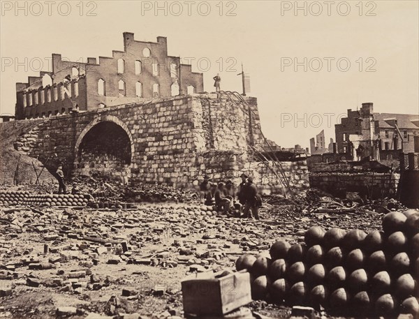 Gardner's Photographic Sketchbook of the War, Volume 2, 1863. Ruins of Arsenal, Richmond, Virginia.