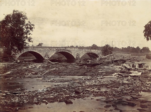 Antietam Bridge, On the Sharpsburg and Boonsboro Turnpike, No. 2, September 1862, 1862.