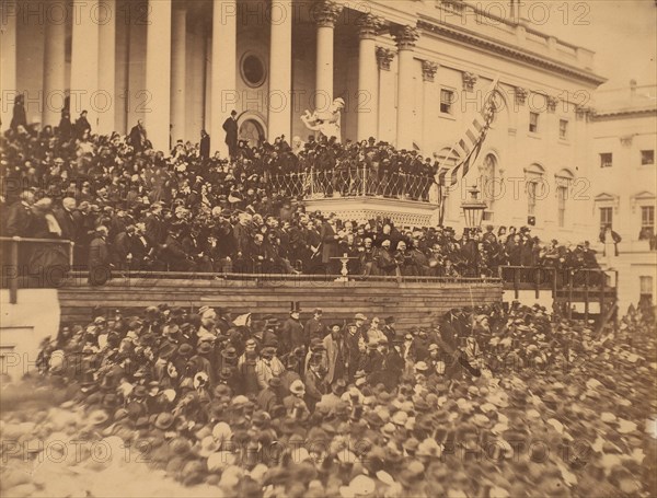 Lincoln Inauguration, March 4, 1865.