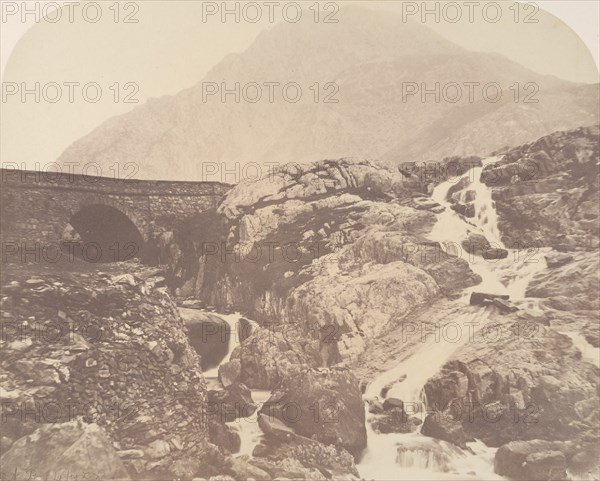 Near the Pass of Nant Frangen, North Wales, 1856.