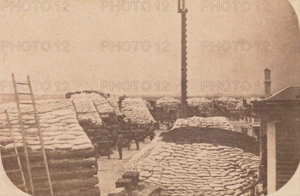 The Evacuation of Fort Sumter, April 1861, April 1861. Attributed to Alma A. Pelot and Jesse H. Bolles.