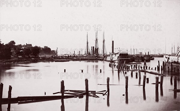 City Point, Virginia, 1861-65. Formerly attributed to Mathew B. Brady,