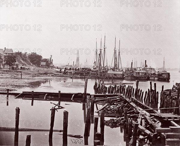 City Point, Virginia, 1861-65. Formerly attributed to Mathew B. Brady,