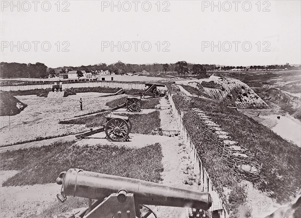 Cannon, 1861-65. Formerly attributed to Mathew B. Brady.