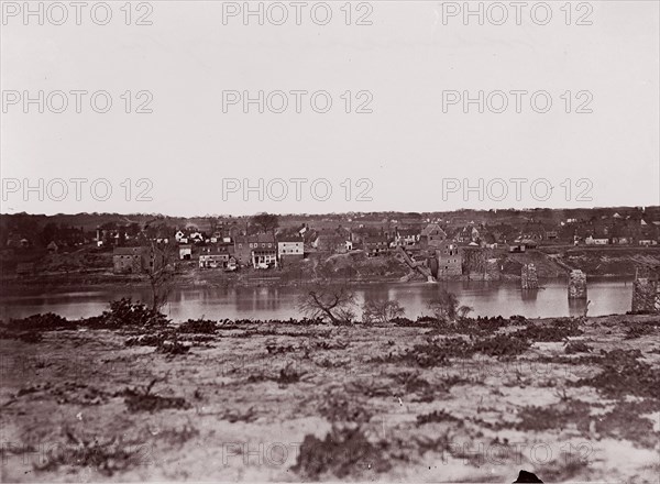 Fredericksburg, Virginia, 1863. Formerly attributed to Mathew B. Brady.