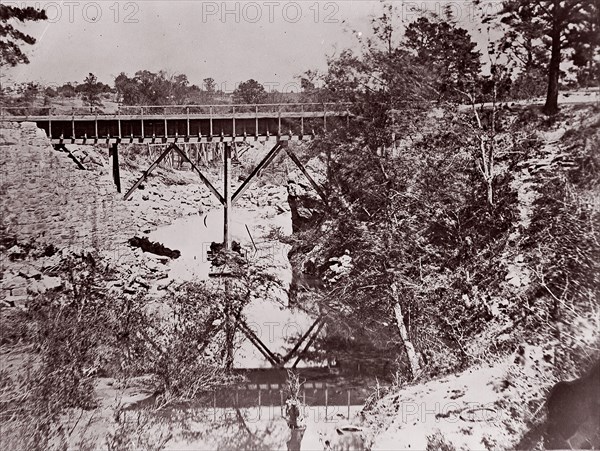 Dutch Gap Canal, 1865. Formerly attributed to Mathew B. Brady.