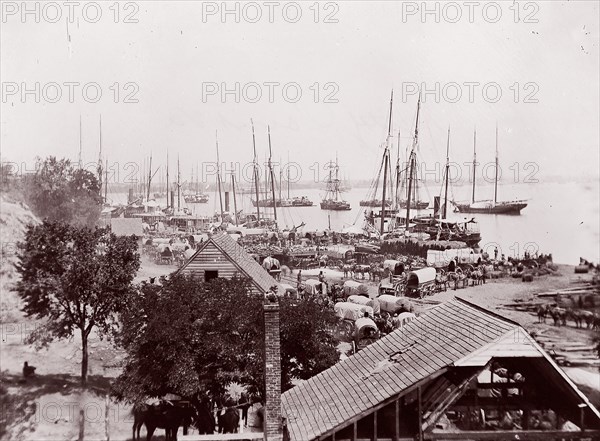 City Point, Virginia, 1861-65. Formerly attributed to Mathew B. Brady.