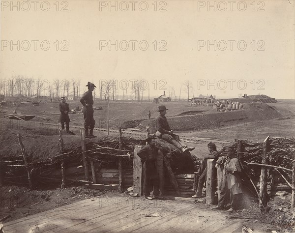 Fortifications, Manassas, March 1862.
