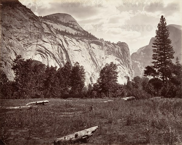 North Dome, 3,725 feet, Yosemite, ca. 1872, printed ca. 1876.