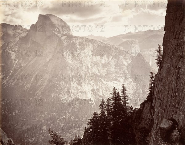 South Dome, 6,000 feet, ca. 1872, printed ca. 1876.