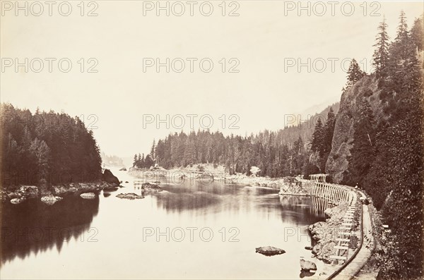 Tooth Bridge, Oregon, 1867, printed ca. 1876.