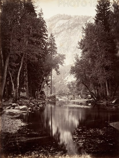 Eagle Point, 4,000 feet, Yosemite, ca. 1872, printed ca. 1876.