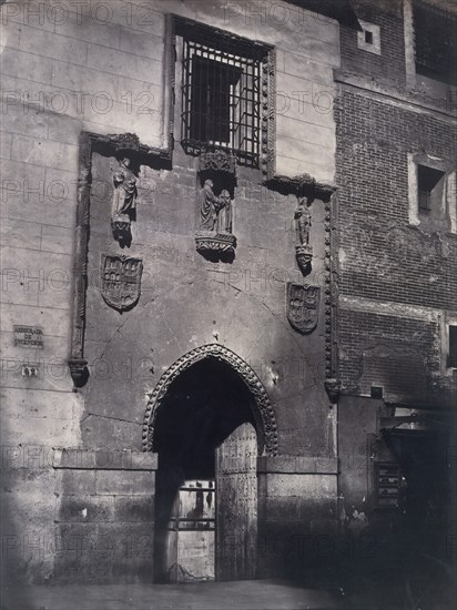 [Madrid. Facade of the Hospital of "La Latina"], ca. 1857.