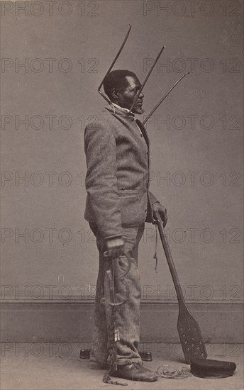 Wilson, Branded Slave from New Orleans, 1863.