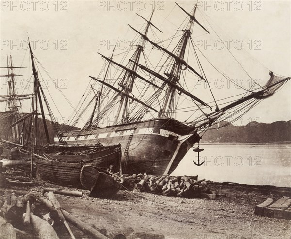 American Barque "Jane Tudor," Conway Bay, ca. 1855.
