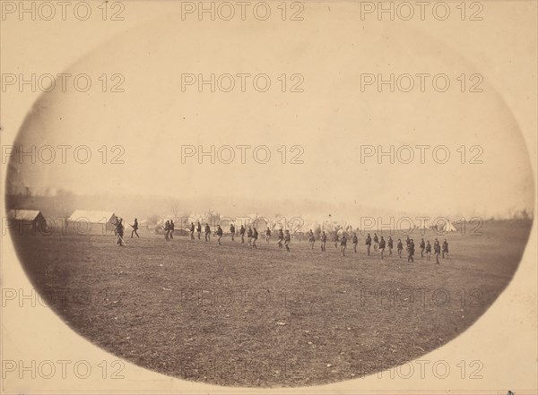 [Bayonet Drill], ca. 1863.