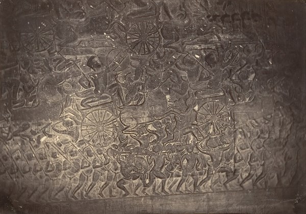 Bas-relief de la Grande Galerie de la Pagode, 1866.