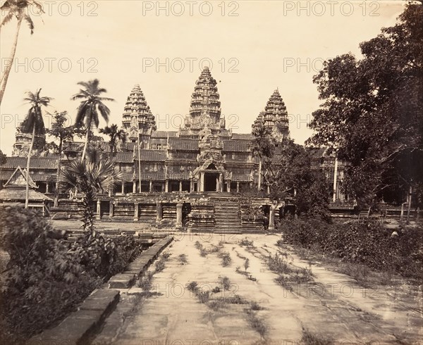 Façade Ouest de la Grande Pagode, 1866.