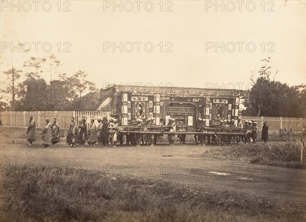 Enterrement, Cochinchine, 1866.