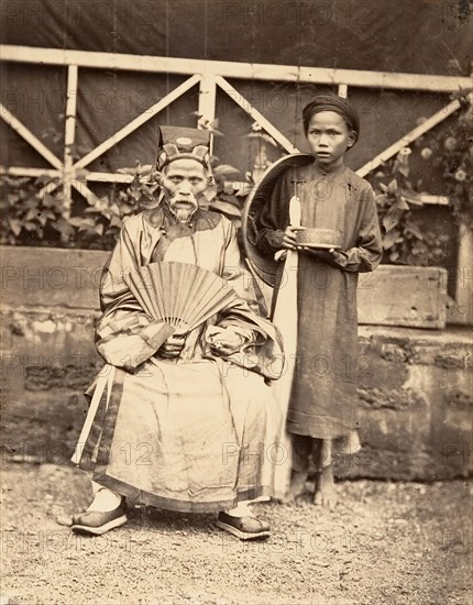 Chef de Village en Costume officiel, Cochinchine, 1866.