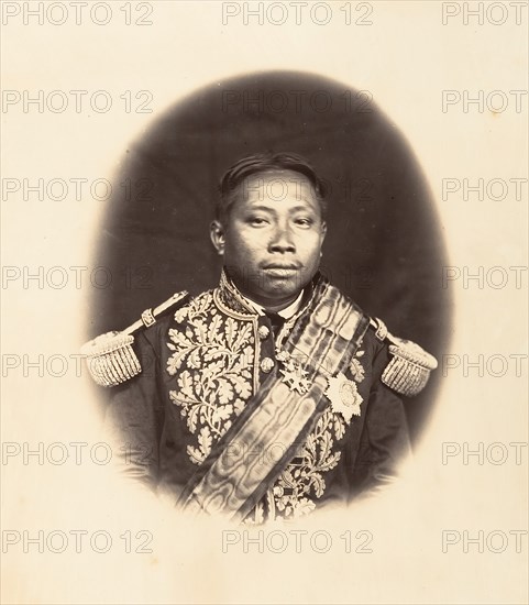 S. M. Norodon, Roi du Cambodge, 1866.