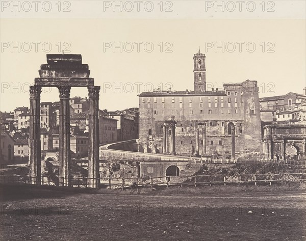 Campo Vaccino (Foro Romano), 1848-52.