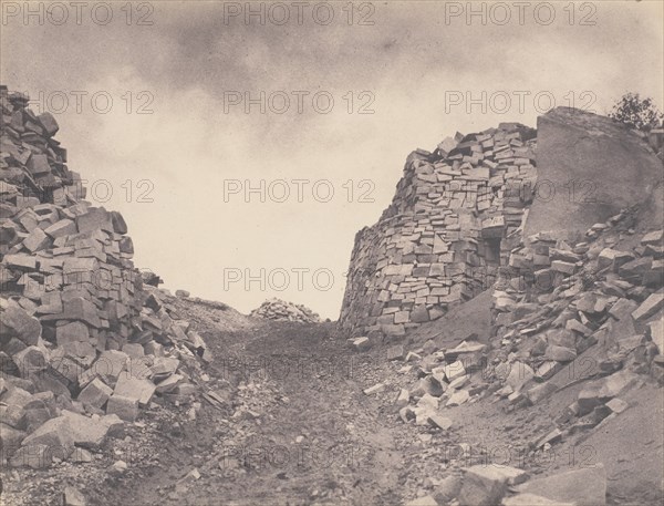 Carrière aux Sables de Macherin, 1863.