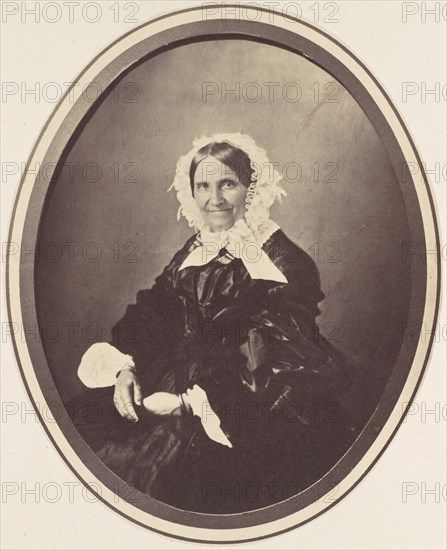 [Portrait of an Elderly Woman], 1850s-60s.