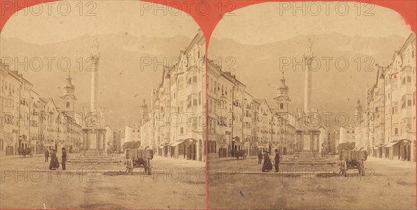 [Group of 5 Stereograph Views of Austria], 1870s-1910s.