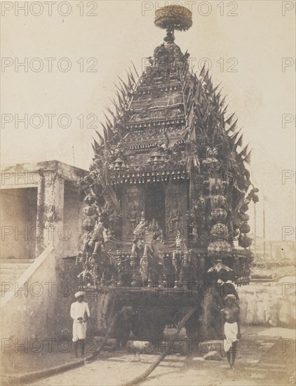 Juggernaut Car, Madras, 1850s.