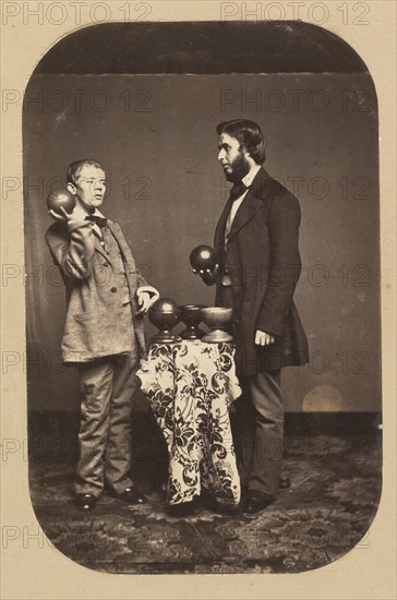 Dr. Joseph Parrish and an Idiot, ca. 1858.