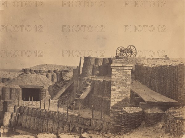 Fortifications Near Charleston, South Carolina, ca. 1861.