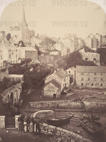 Part of Tenby Town and Harbour, 1853.