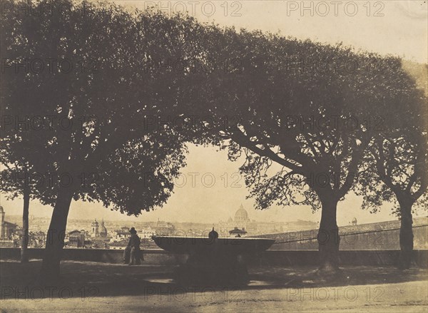 View from the French Academy at the Villa Medici, ca. 1852.