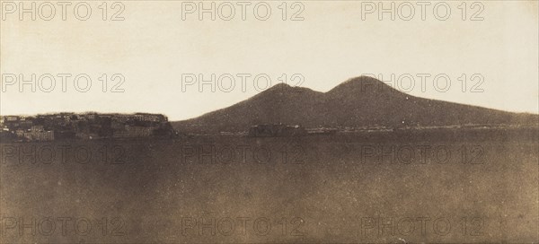 [Vesuvius from Mergellina], ca. 1855.