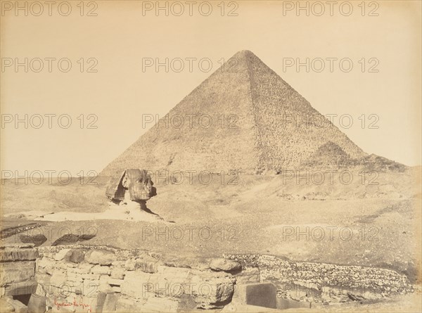 Pyramides de Gizèh, 1865-69.