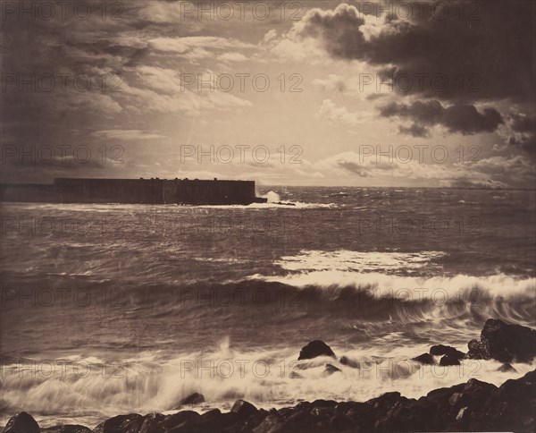 [The Great Wave, Sète], 1857.