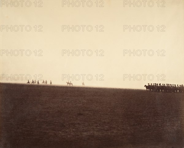 [Cavalry Maneuvers, Camp de Châlons], 1857.