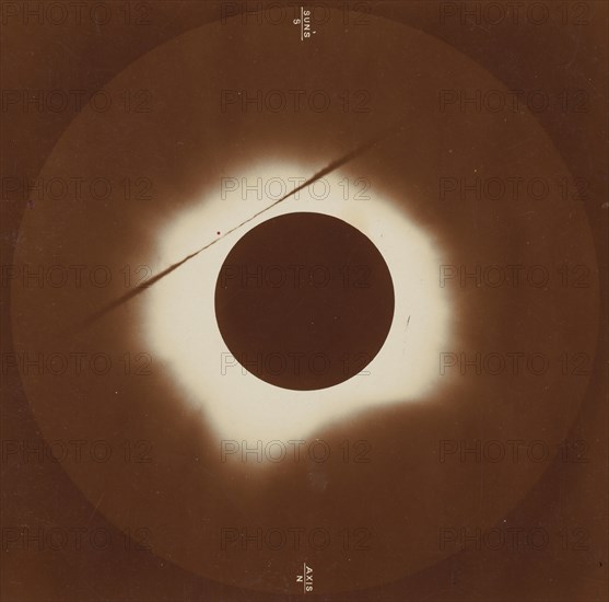Solar Eclipse from Caroline Island, May 6, 1883.