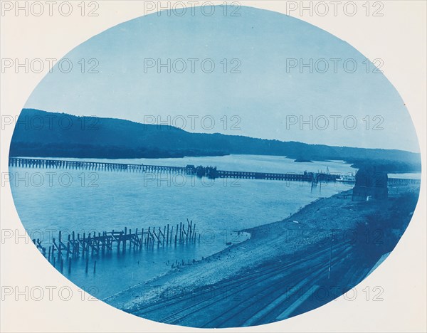 No. 193a. Old Ponton Bridge at Prairie du chien, Wisconsin, 1885.