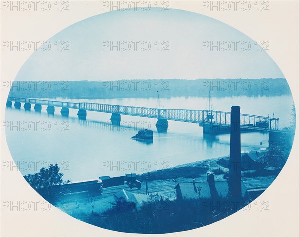 No. 207. Wabash Rail Road Bridge at Keokuk, Iowa, 1885.