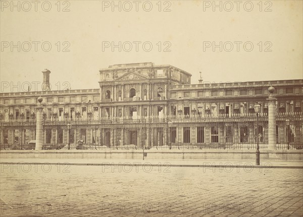 [The Tuileries after the Commune], 1871.