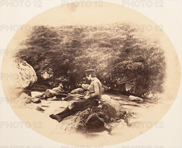 Peel Ross Fishing, ca. 1856-59.