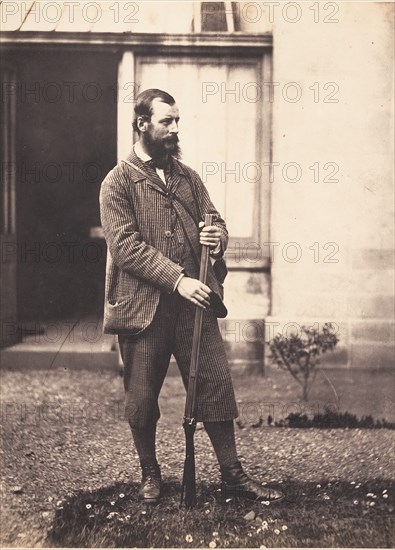 Portrait of Man in Hunting Garb, ca. 1856-59.