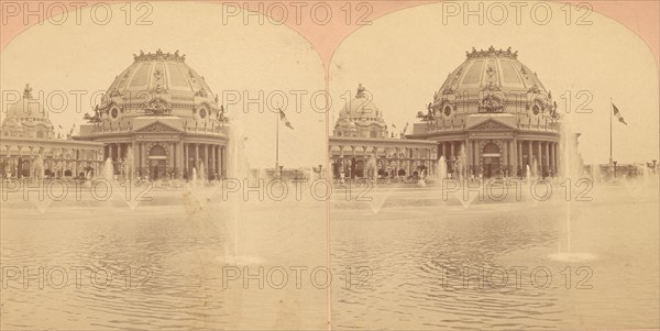 Group of 3 Stereograph Views of the 1901 Pan American Exposition, Buffalo, New York, 1850s-1910s.