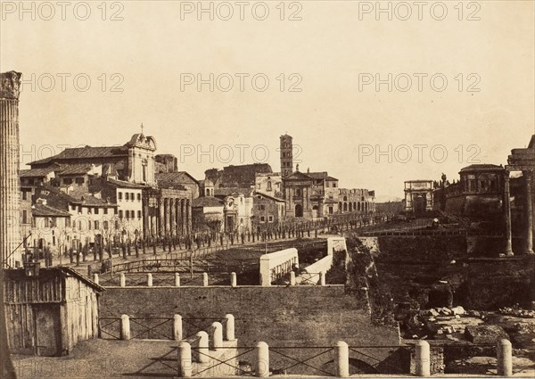 The Forum, Rome, 1853-56.