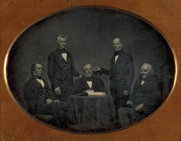 [Rev. Mr. Frederick T. Gray and Deacons of Old Bullfinch Street Church], ca. 1845.