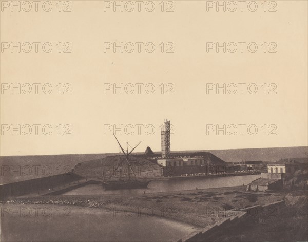 Boat in Harbor, Algeria, 1853-54.