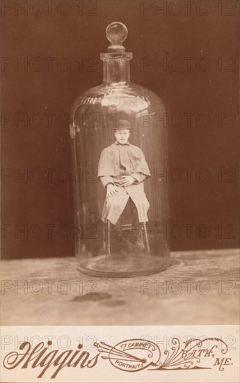 Man in Bottle, ca. 1888.