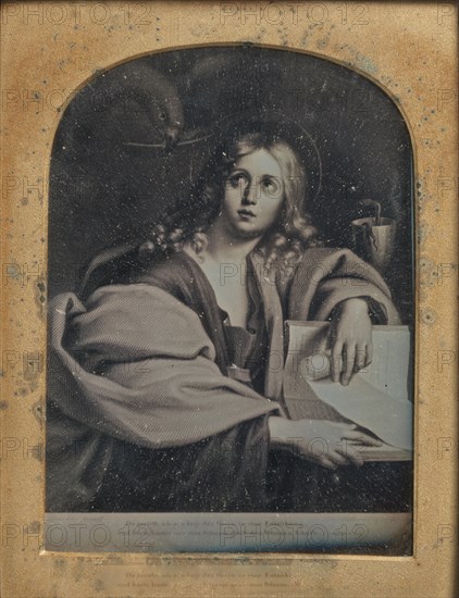 Copy of the Painting "St. John the Evangelist" by Domenichino, 1846-52.